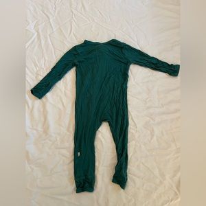 Kyte Baby 12-18m Green Zipper Romper